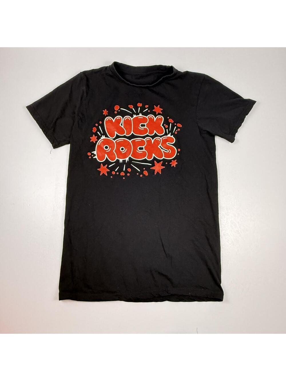 Women's Black “Kick Rocks” Tshirt
